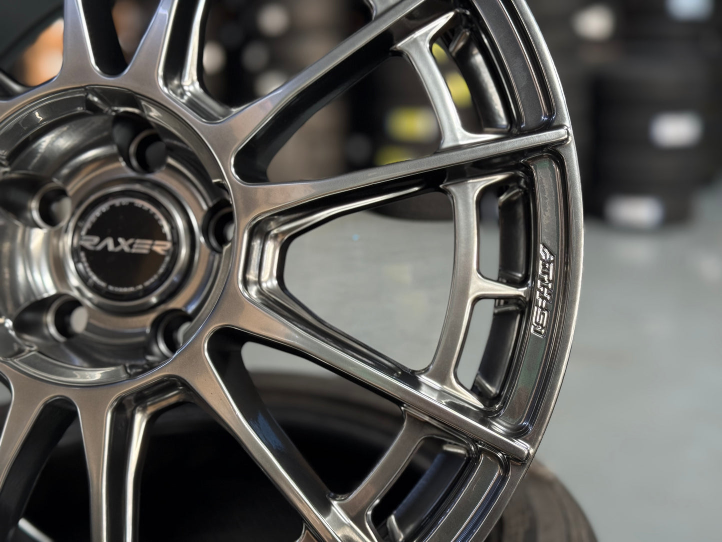 NEW 18X8.5 ET35 Raxer ATH-S1 Rim (4 Wheel) Hyper Black 5X112