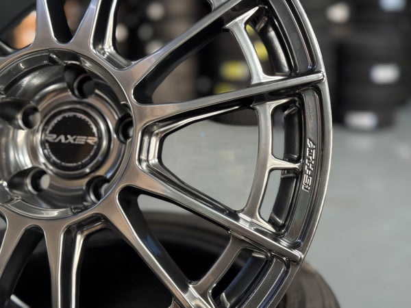 NEW 18X8.5 ET35 Raxer ATH-S1 Rim (4 Wheel) Hyper Black 5X114.3