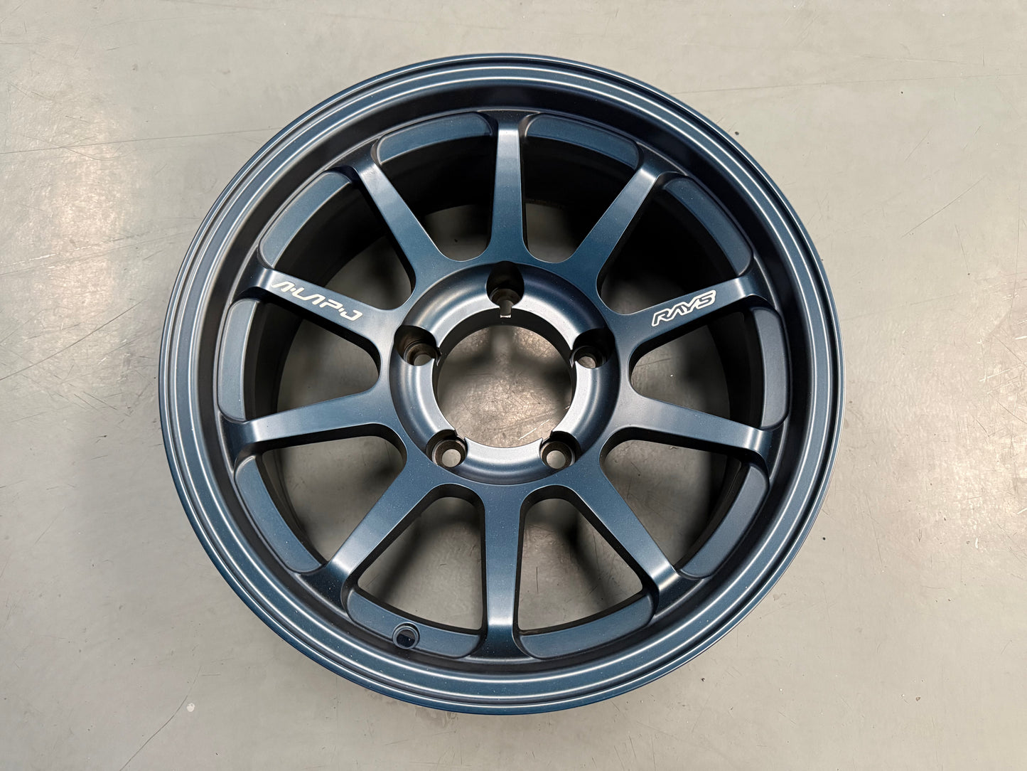 New 16x6.5 ET-25 Rays A Lap J (5 wheel) 5x139.7 Matte Blue