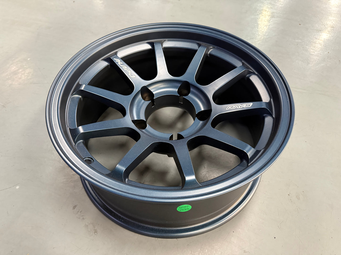 New 16x6.5 ET-25 Rays A Lap J (5 wheel) 5x139.7 Matte Blue