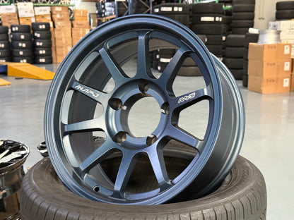 New 16x6.5 ET-25 Rays A Lap J (5 wheel) 5x139.7 Matte Blue