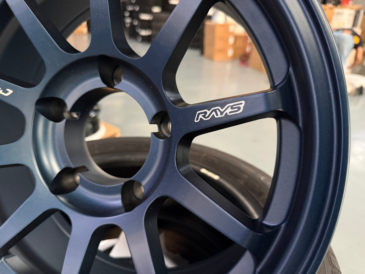 New 16x6.5 ET-25 Rays A Lap J (5 wheel) 5x139.7 Matte Blue