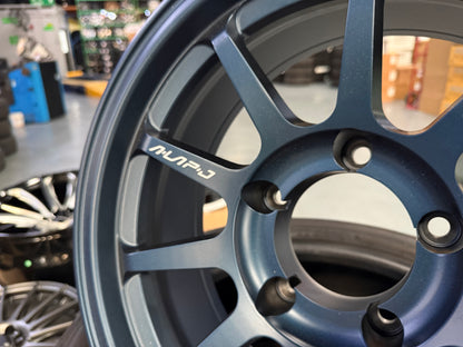 New 16x6.5 ET-25 Rays A Lap J (5 wheel) 5x139.7 Matte Blue
