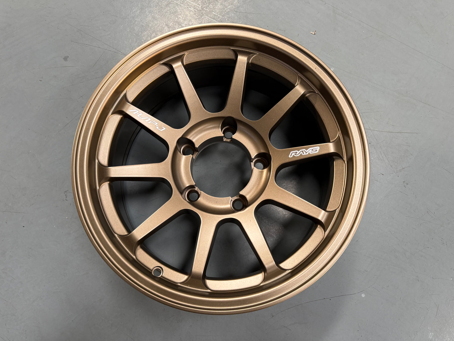New 16x6.5 ET-25 Rays A Lap J (5 wheel) 5x139.7 Matte Bronze