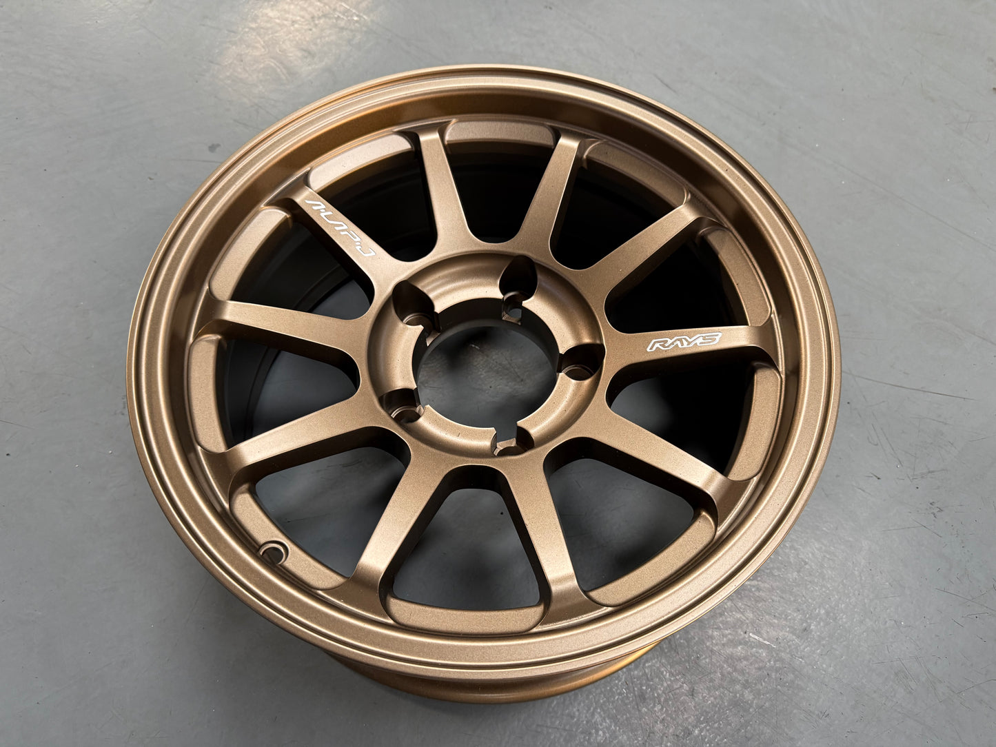 New 16x6.5 ET-25 Rays A Lap J (5 wheel) 5x139.7 Matte Bronze
