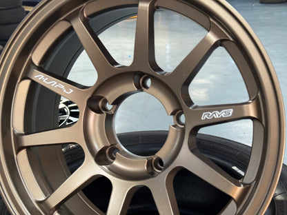 New 16x6.5 ET-25 Rays A Lap J (5 wheel) 5x139.7 Matte Bronze