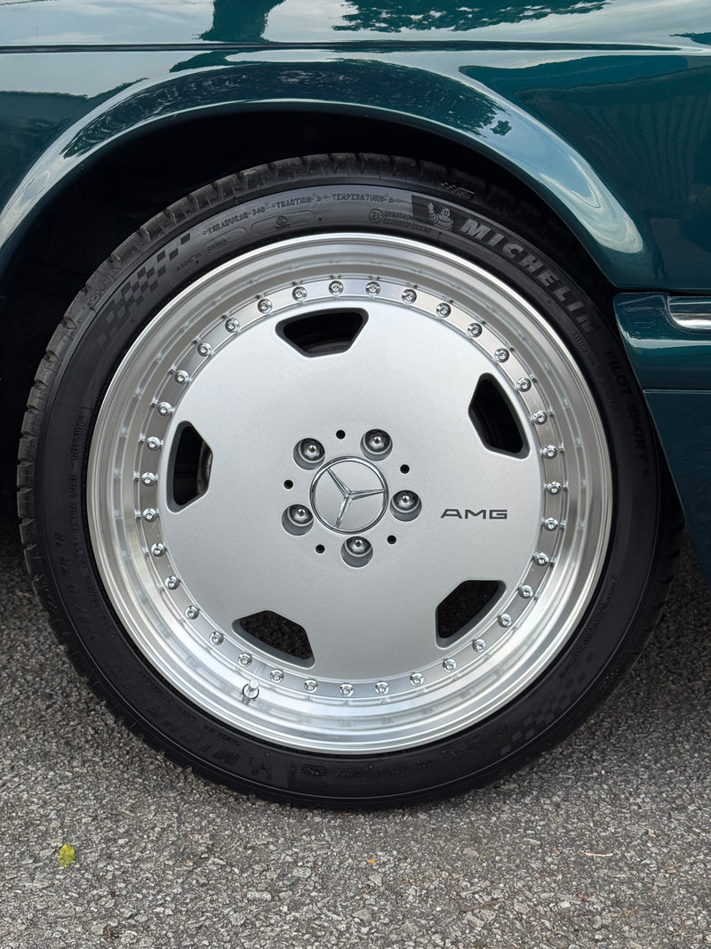 New 19x8.5 ET18 19x9.5 ET20 Overdrive Forged AMG AERO CLASSIC Mercedes 5x112 Silver rim (4 wheels)