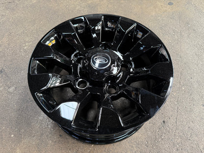 New 16X7 ET+20 CLS Land Rover Defender Sawtooth Rim (5 wheel) Piano Black 5X165 (5 pcs + 20 pcs Nuts)