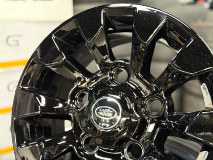 New 16X7 ET+20 CLS Land Rover Defender Sawtooth Rim (5 wheel) Piano Black 5X165 (5 pcs + 20 pcs Nuts)