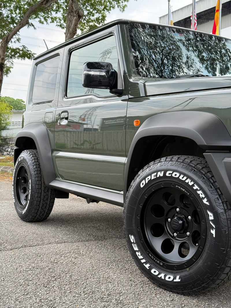 New 16x8 ET-10 Lenso Max 1 Rim (5 wheel) Black 5x139.7 (5 pcs)