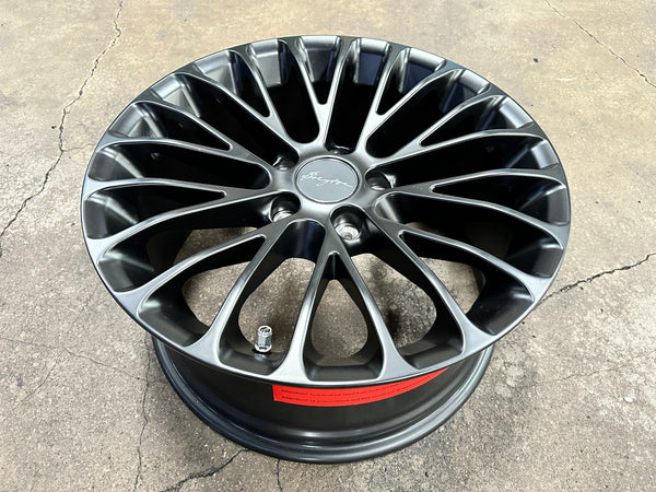 New 18x7.5 ET45 18x8.5J ET48 Breyton LS (4 wheels) Matte Black 5X120
