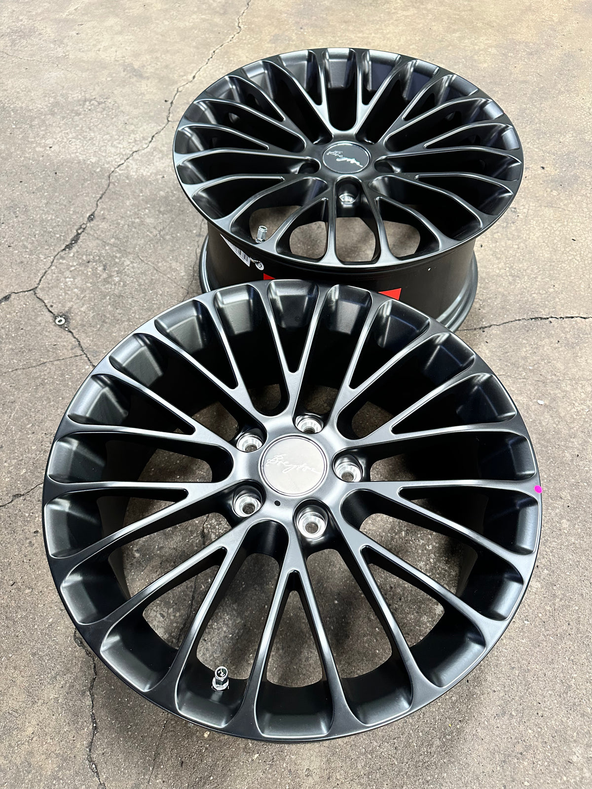 New 18x7.5 ET45 18x8.5J ET48 Breyton LS (4 wheels) Matte Black 5X120
