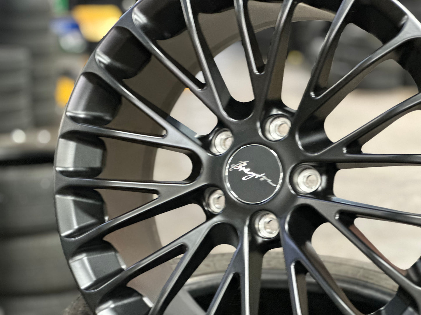 New 18x7.5 ET45 18x8.5J ET48 Breyton LS (4 wheels) Matte Black 5X120