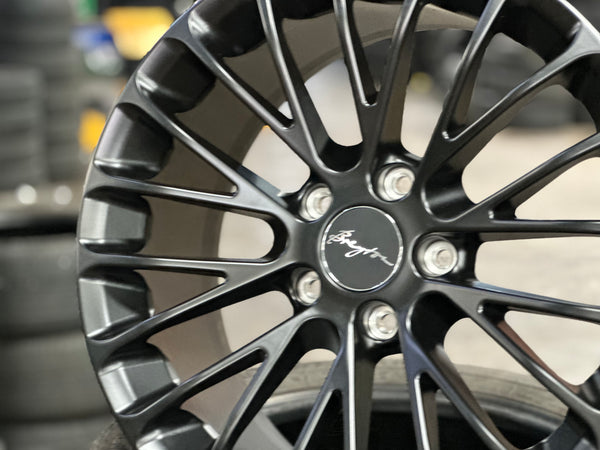 New 18x7.5 ET45 18x8.5J ET48 Breyton LS (4 wheels) Matte Black 5X120
