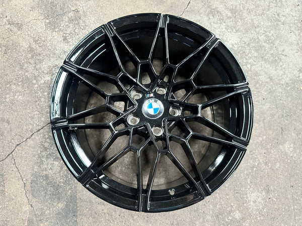 New 18X8J ET32 18X9J ET37 BMW Style 826M (4 wheels) Gloss Black 5X120