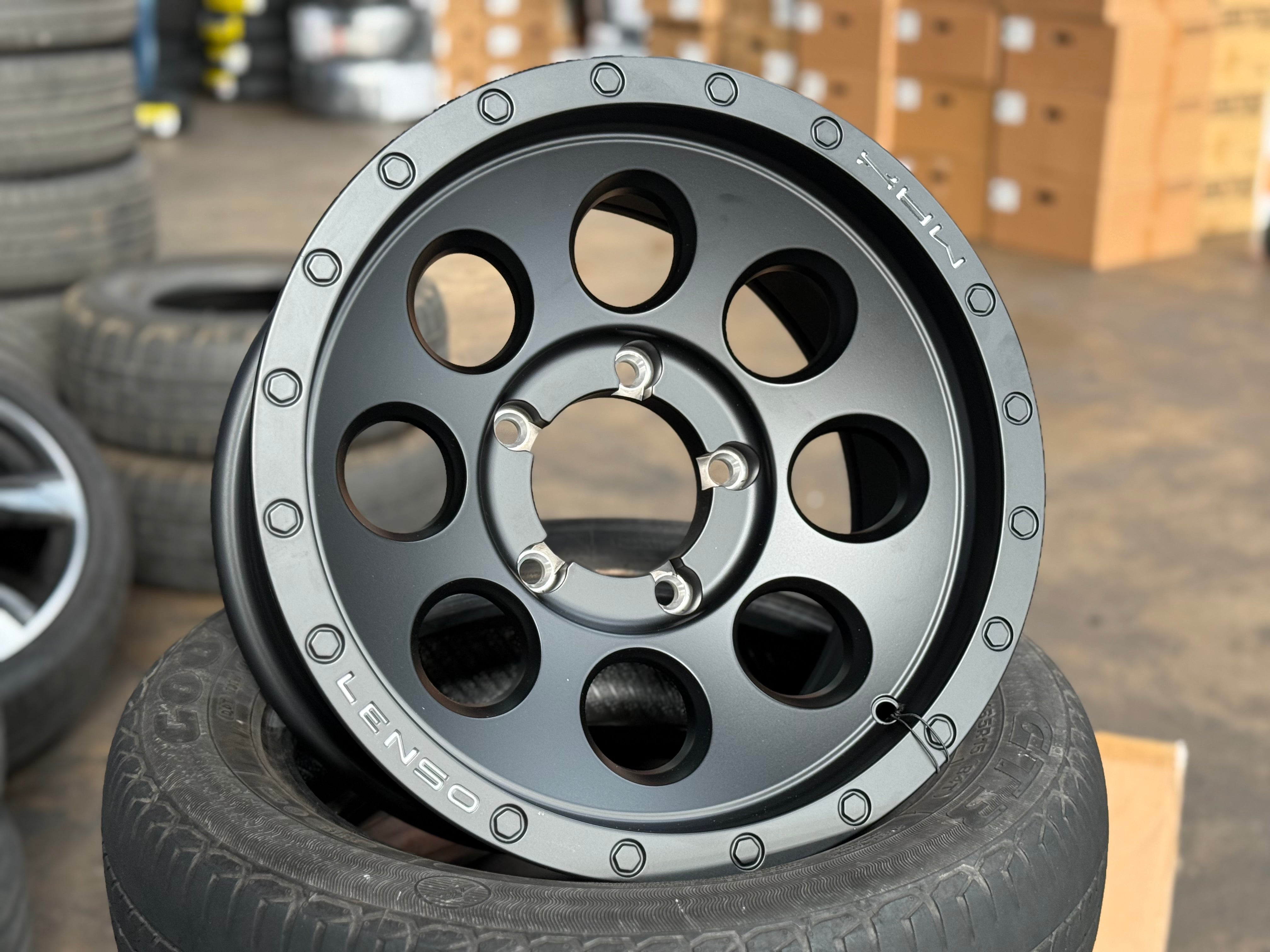 New 16x8 ET-10 Lenso Max 1 Rim (5 wheel) Black 5x139.7 (5 pcs) – King ...