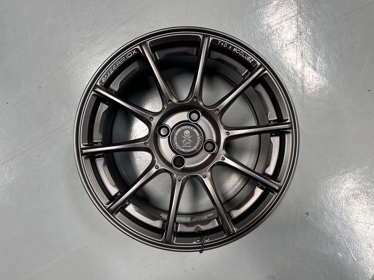 New 15X7 ET35 Raxer RP10X Rim (4 wheel) Graphite 4X100