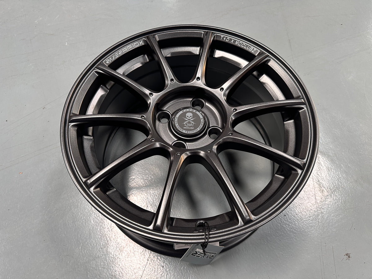 New 15X7 ET35 Raxer RP10X Rim (4 wheel) Graphite 4X100