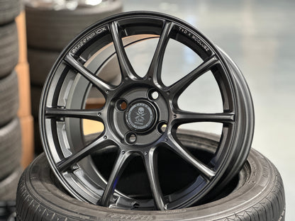 New 15X7 ET35 Raxer RP10X Rim (4 wheel) Graphite 4X100