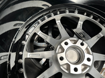 New 20x8.5 ET30 20x10 ET40 G Forged GF02 (4 wheel) 5x112 Silver Black