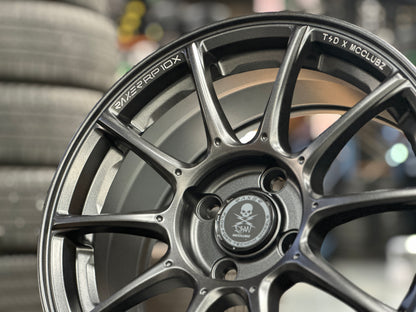 New 15X7 ET35 Raxer RP10X Rim (4 wheel) Graphite 4X100