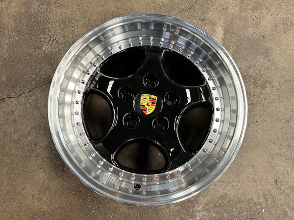 New 18x8 ET50 18x9.5 ET50 Porsche Carrera 997 Classic rim (4 wheels) Black 5x130