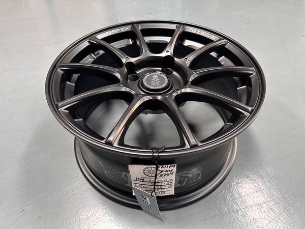 New 15X7 ET35 Raxer RP10X (4 wheel) 4X114.3 Graphite