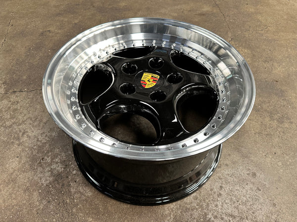 New 18x8 ET50 18x9.5 ET50 Porsche Carrera 997 Classic rim (4 wheels) Black 5x130