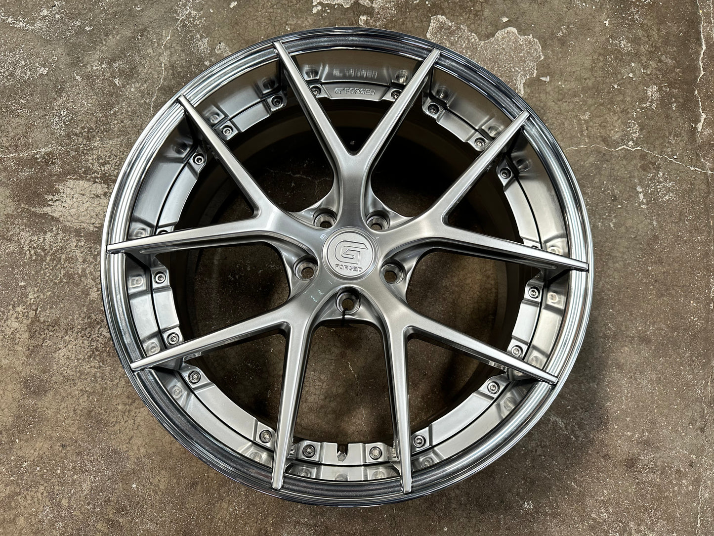 New 20x8.5 ET30 20x10 ET40 G Forged GF08 (4 wheel) 5x112 Hyper Silver