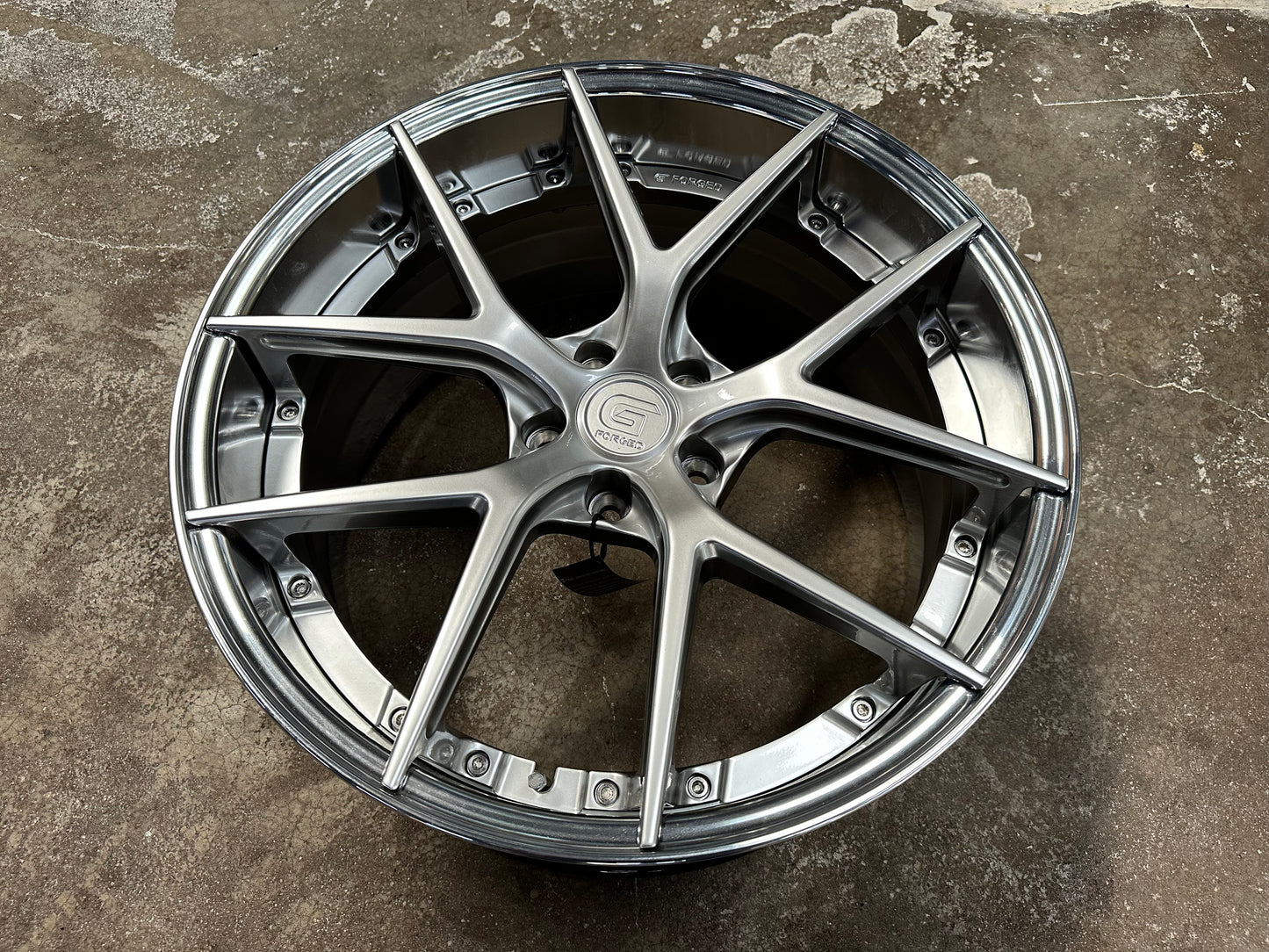 New 20x8.5 ET30 20x10 ET40 G Forged GF08 (4 wheel) 5x112 Hyper Silver