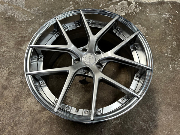 New 20x8.5 ET30 20x10 ET40 G Forged GF08 (4 wheel) 5x112 Hyper Silver