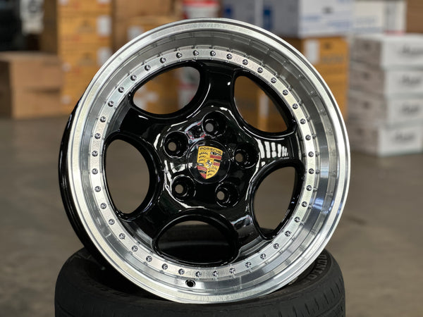 New 18x8 ET50 18x9.5 ET50 Porsche Carrera 997 Classic rim (4 wheels) Black 5x130
