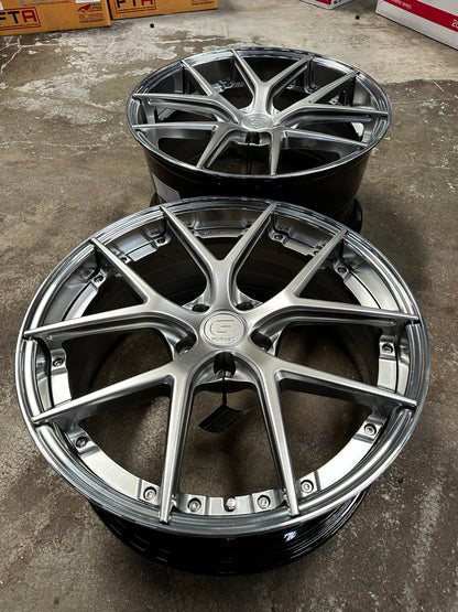 New 20x8.5 ET30 20x10 ET40 G Forged GF08 (4 wheel) 5x112 Hyper Silver