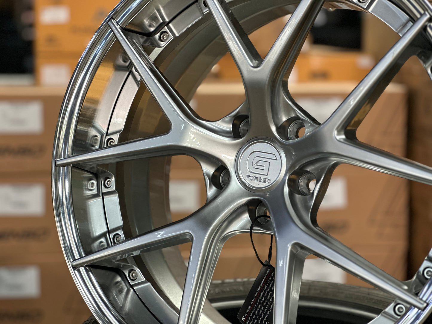 New 20x8.5 ET30 20x10 ET40 G Forged GF08 (4 wheel) 5x112 Hyper Silver
