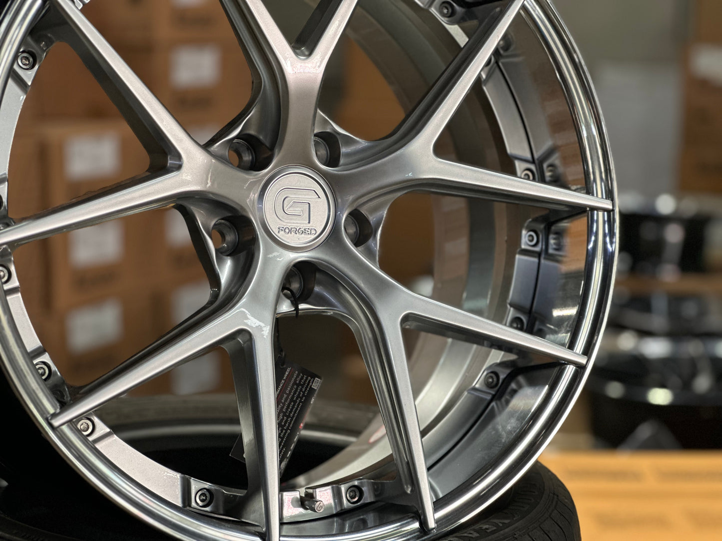 New 20x8.5 ET30 20x10 ET40 G Forged GF08 (4 wheel) 5x112 Hyper Silver