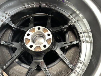 New 20x8.5 ET30 20x10 ET40 G Forged GF08 (4 wheel) 5x112 Hyper Silver