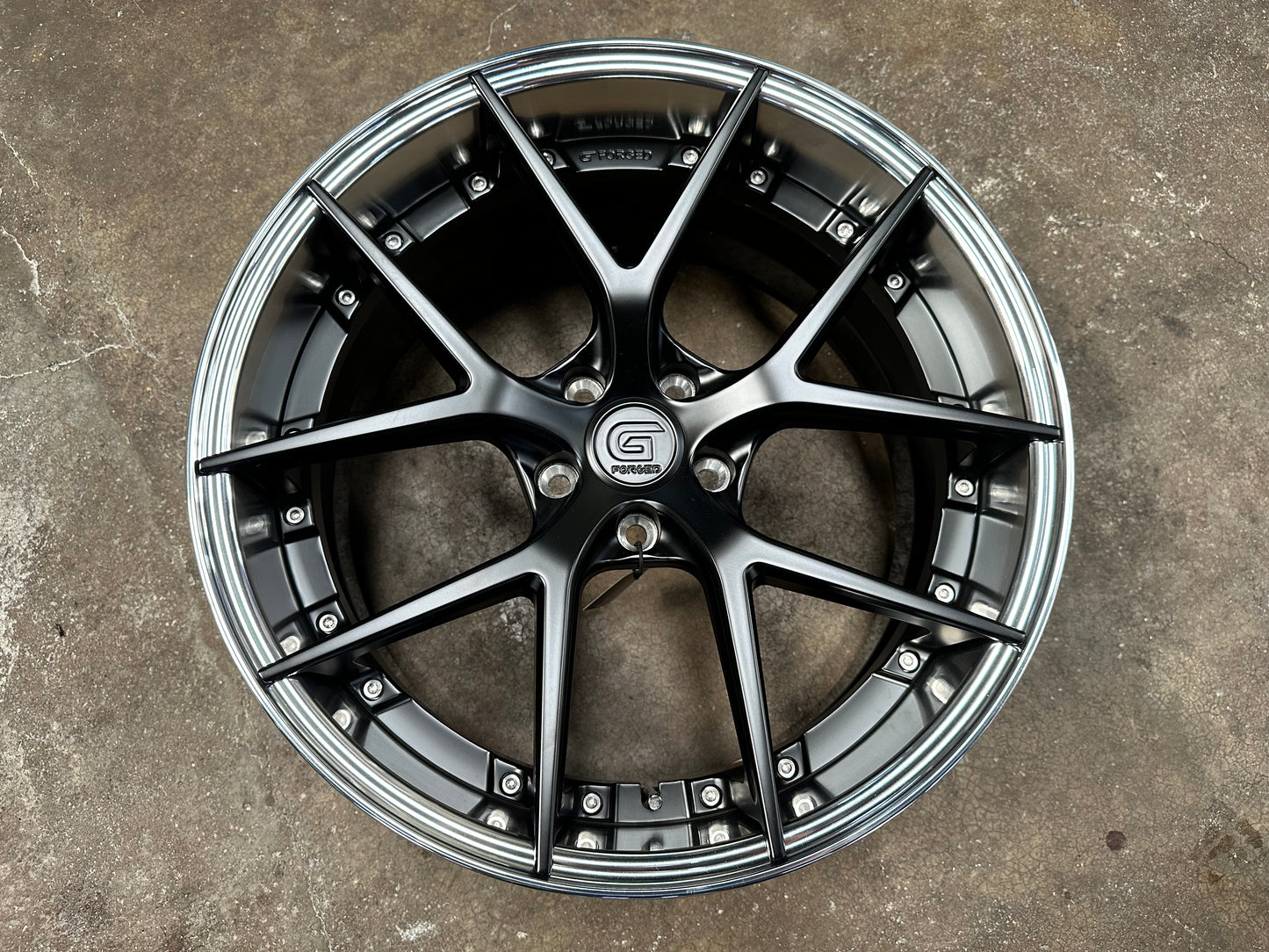 New 20x8.5 ET30 20x10 ET40 G Forged GF08 (2 wheel) 5x112 Matt Black