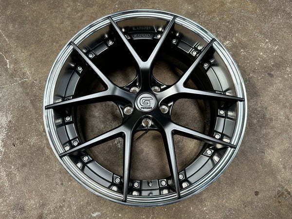 New 20x8.5 ET30 20x10 ET40 G Forged GF08 (2 wheel) 5x112 Matt Black