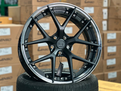 New 20x8.5 ET30 20x10 ET40 G Forged GF08 (2 wheel) 5x112 Matt Black