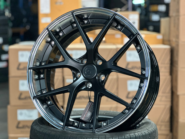 New 20x8.5 ET30 20x10 ET40 G Forged GF08 (2 wheel) 5x112 Matt Black