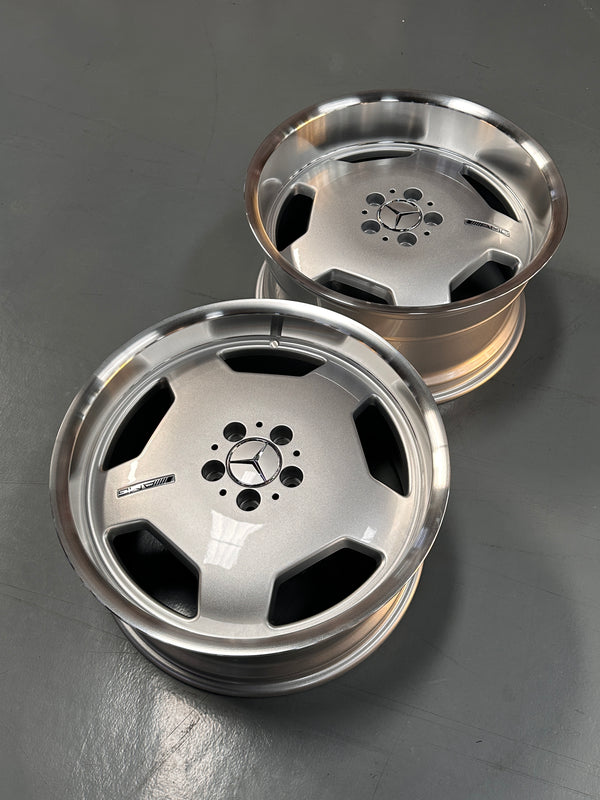 New 19x8.5 ET35 19x9.5 ET35 Tyrim Mercedes Monoblock (4 wheels) Silver 5X112