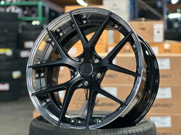 New 20x8.5 ET30 20x10 ET40 G Forged GF08 (2 wheel) 5x112 Matt Black