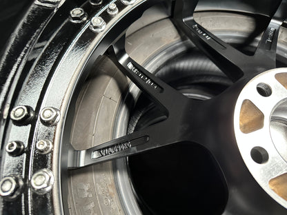 New 20x8.5 ET30 20x10 ET40 G Forged GF08 (2 wheel) 5x112 Matt Black