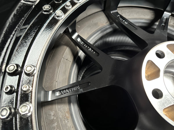 New 20x8.5 ET30 20x10 ET40 G Forged GF08 (2 wheel) 5x112 Matt Black