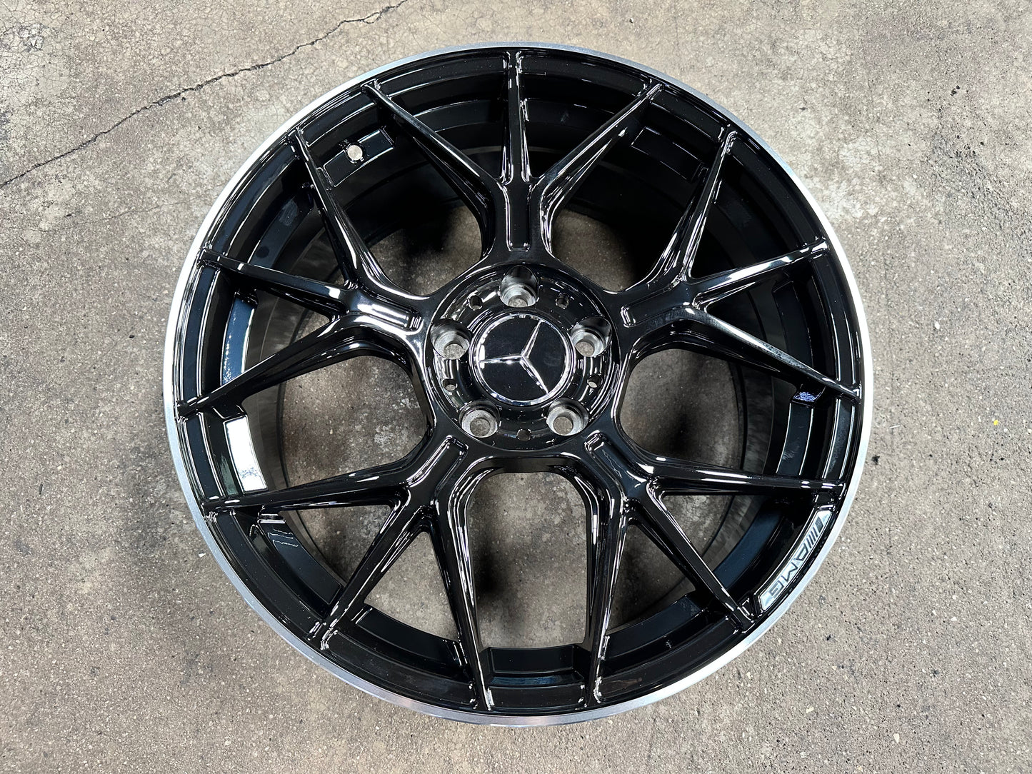New 18x8J ET40 18.9J ET45 AMG GT (4 wheels) BLACK 5X112