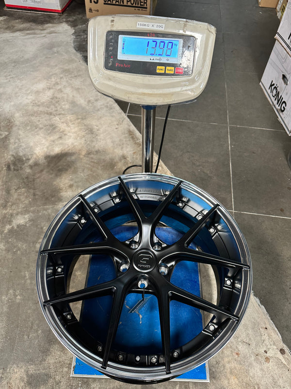 New 20x8.5 ET30 20x10 ET40 G Forged GF08 (2 wheel) 5x112 Matt Black