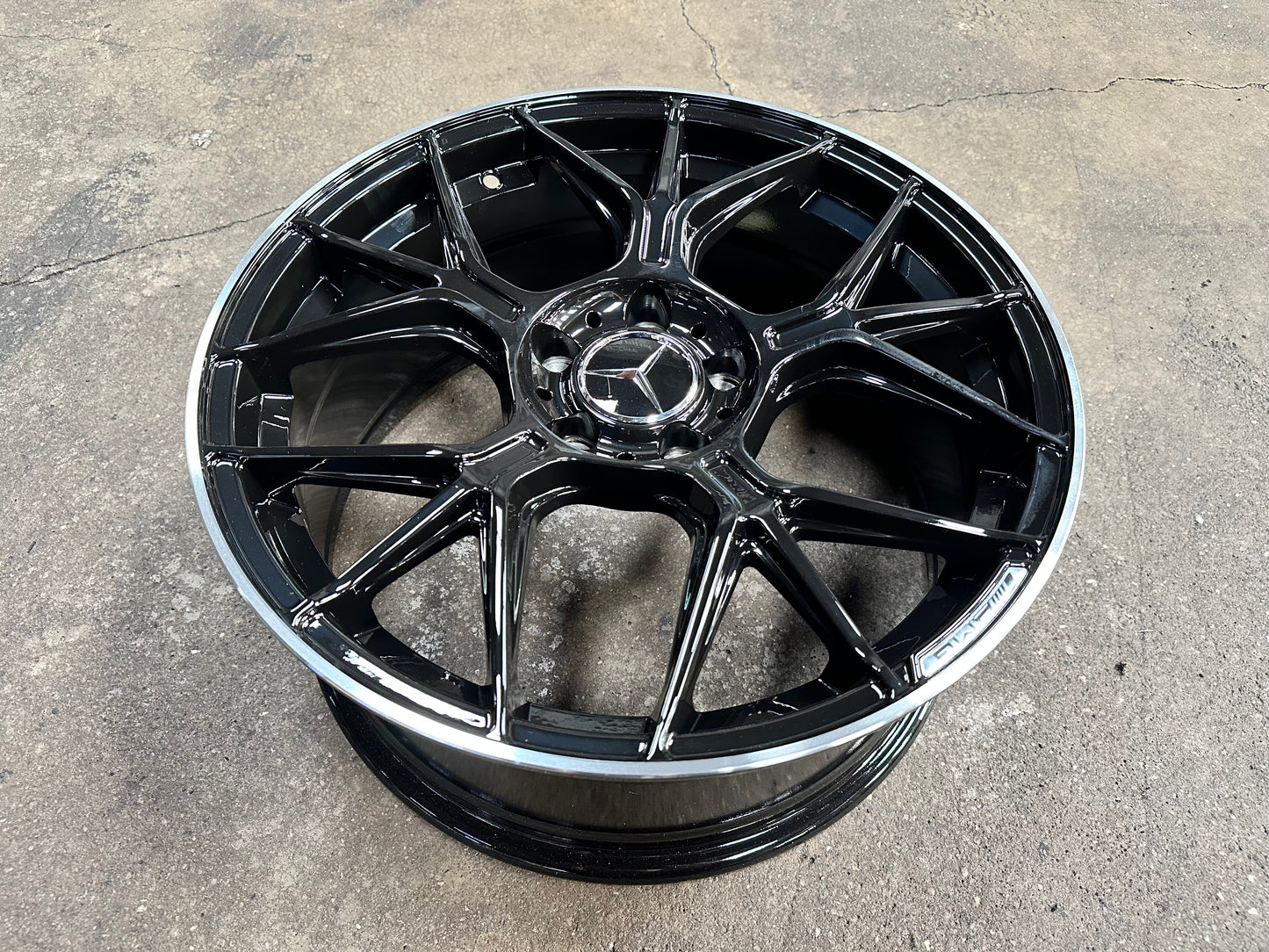 New 18x8J ET40 18.9J ET45 AMG GT (4 wheels) BLACK 5X112
