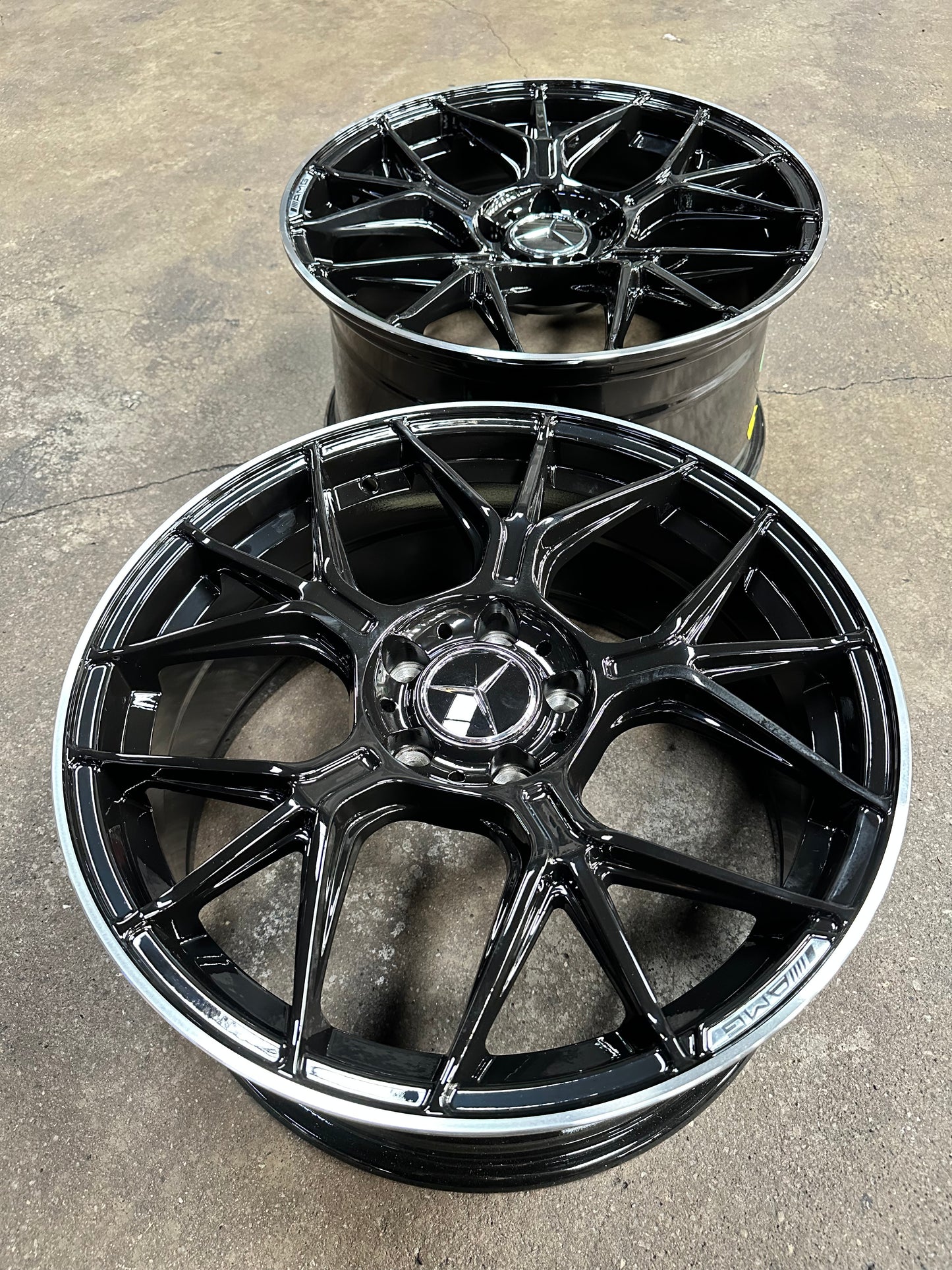 New 18x8J ET40 18.9J ET45 AMG GT (4 wheels) BLACK 5X112