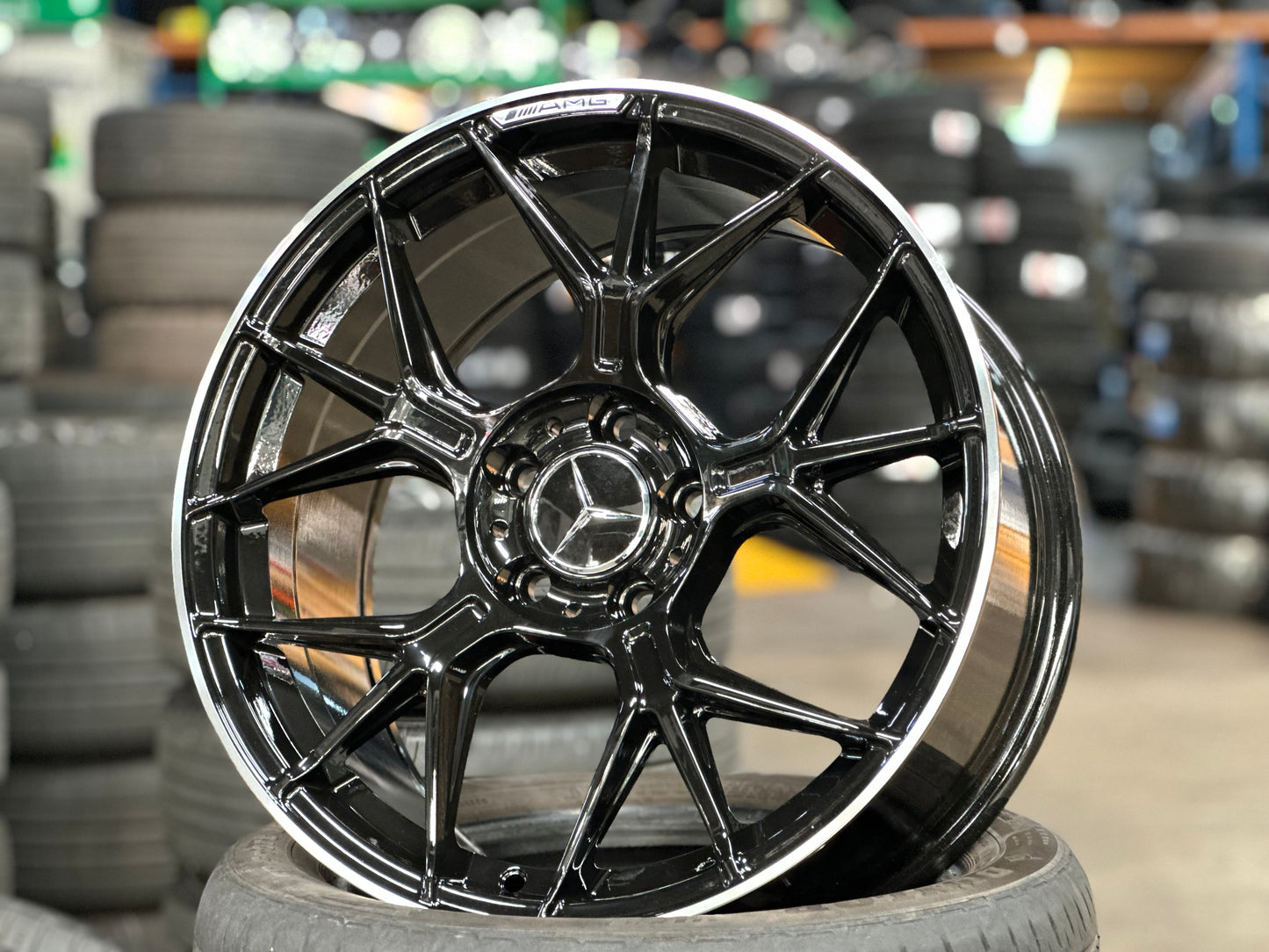 New 18x8J ET40 18.9J ET45 AMG GT (4 wheels) BLACK 5X112