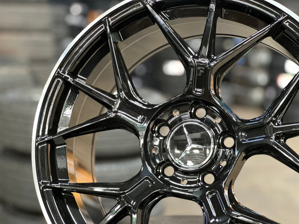 New 18x8J ET40 18.9J ET45 AMG GT (4 wheels) BLACK 5X112